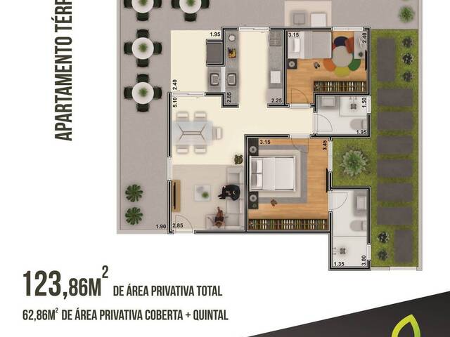 #1056 - Apartamento para Venda em Pouso Alegre - MG